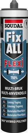 Fugemasse Fix All Flexi Grå 290Ml - Billigelogvvs.dk - 