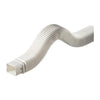 Kanal Flexibel Muffe 80 Mm - Hvid