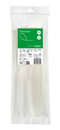 Kabelbinder 300X4,8Mm Natur 100 Stk - Billigelogvvs.dk - 