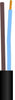 Ledning 2X0,75 H03Vvh2-F Sort Rg100
