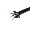 Ledning 3G0,75 70 Gr Textil Sort Rg25