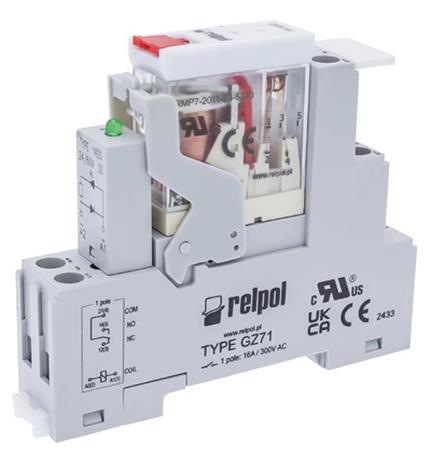 Relæ Komplet 12A 1 C/O 230Vac ⎮ 5401058493 ⎮ 5401058493 ⎮ 5401058493 ⎮ 2617328
