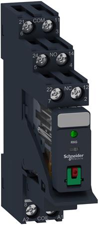 Rxg Relæ M/Sokkel+Led+Test 2C/O 24Vac ⎮ 3606489562892 ⎮ 7522605601 ⎮ 7522605601 ⎮ RXG22B7PV