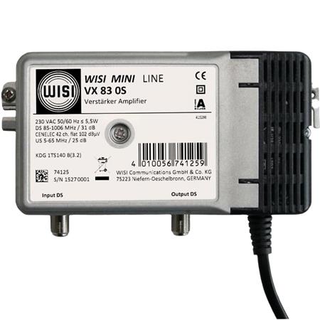 Wisi Mini Line Vx 83 0S Forstærker ⎮ 5401058387 ⎮ 5401058387 ⎮ 5401058387 ⎮ 100804309