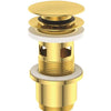Lux Push-Bundventil Brushed Gold