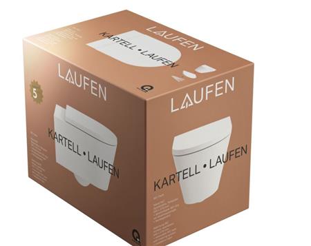 Kartell By Laufen Sampak Rimless M/Sæde ⎮ 7612738925987 ⎮ 613046500 ⎮ 0261120389 ⎮ H8663300000001