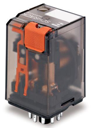 Schrack Relæ 11 Ben, 24Vdc +Led 3C/O 10A ⎮ 9004840905106 ⎮ 5401024907 ⎮ 5401024907 ⎮ 