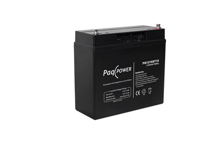 Paqpower Blybatteri 12V/18Ah T10 ⎮ 5713031130138 ⎮ 5485720206 ⎮ 5485720206 ⎮ 