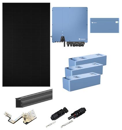 8,80Kwp Solpakke Tegl Solplanet 7,5Kwh ⎮ 5705157323167 ⎮ 5478002066 ⎮ 5478002066 ⎮ 