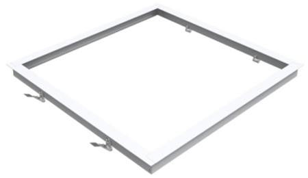 Troldtekt Ramme For Led Fladpanel - Kit ⎮ 5705157245919 ⎮ 5401008061 ⎮ 5401008061 ⎮ MG-RMF-AL-600*600-EL