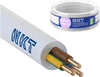 Kabel 3G1,5 Exq Xtra Hvid R100 Dca