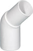 Vinkel 45 Grd Indstik/Spids Hvid 32 Mm