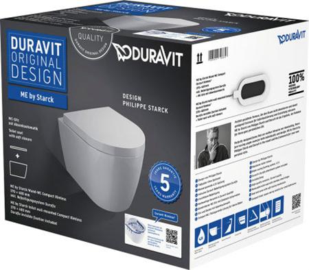 Me By Starck Compact Vægtoilet & Sc Sæde - Billigelogvvs.dk - Duravit