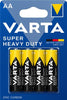Batteri Superlife R6-4B Aa