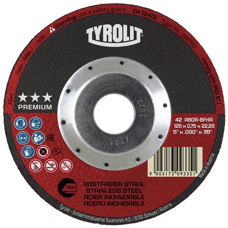 Premium Skæreskive Forsat 125X0,75X22,23 ⎮ 9003172821504 ⎮ 940001646 ⎮ 9197003979 ⎮ 42F 125x0,75x22,23 A60R-BFXA
