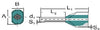 Terminalrør Sort 2X6,0/12/20/23
