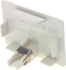 Endestykke 30X45 Mm Perlehvid Ral 9016