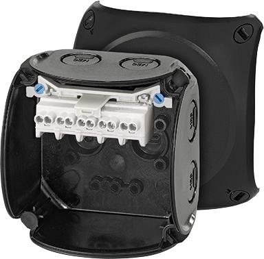 Kvik 93X93Mm Sort M20 5X1,5-2,5Mm² ⎮ 4012591121725 ⎮ 8821102600 ⎮ 8821102600 ⎮ KF0202B