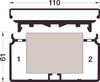 Kanalbund F/Fb60110 Perlehvid
