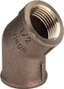 Rødgods Vinkel Mf/Mf 45Gr 1/2