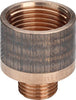Rødgods Spidsmuffe 3/8X1/2