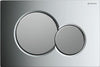 Sigma01 Blank/Mat Forkromet Betj.Plade
