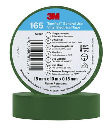 Tape Vinyl 165 15Mmx10M Grøn ⎮ 4054596613577 ⎮ 978700024 ⎮ 8739100244 ⎮ 165GR1E