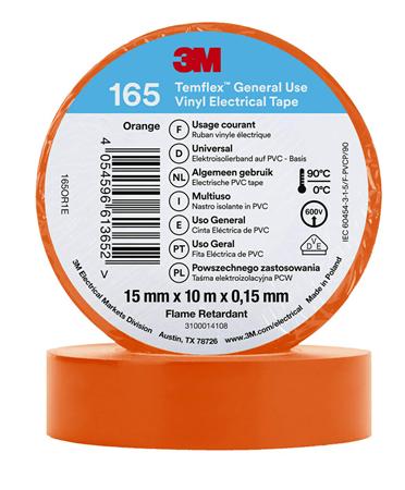 Tape Vinyl 165 15Mmx10M Orange ⎮ 4054596613652 ⎮ 978700026 ⎮ 8739100260 ⎮ 165OR1E