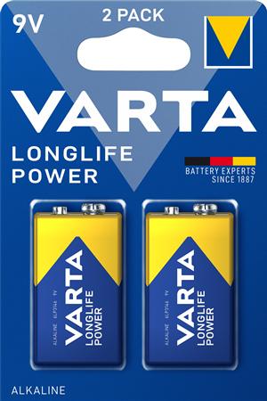 Batteri Alkaline 9V 2-Pack ⎮ 4008496559909 ⎮ 900047476 ⎮ 9494006051 ⎮ 