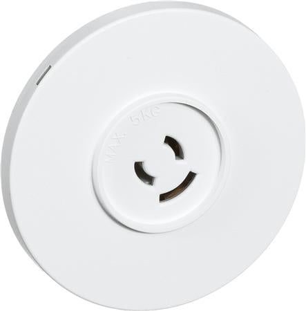 Lampestikkontakt Ø80 2L+J Hvid ⎮ 5703302033541 ⎮ 1020006779 ⎮ 1020006779 ⎮ AAK182B6014