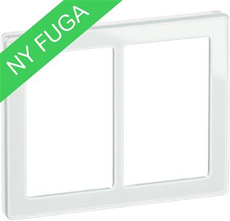 Fuga Pure Ramme Glas 2X1,5M Hv - Billigelogvvs.dk - Lauritz Knudsen