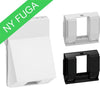 Udtag Fuga 1X Keystone 1,5M Vinkel Hvid