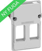 Udtag Fuga T3 2X Keystone (L) 1,5M Ind.