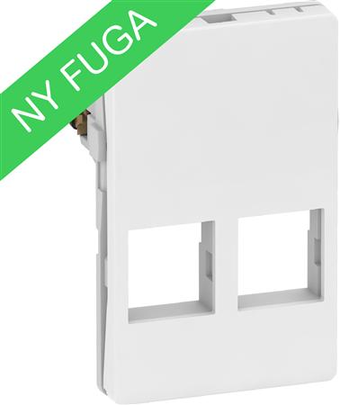 Udtag Fuga T3 2X Systimax 1,5M Hvid - Billigelogvvs.dk - 
