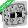 Fuga 1-Polet Afbryder 16A Ua
