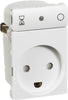 Fuga Timerstikkontakt 1,5M 2-Pol M/J, Hv
