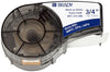 Label Hvid/Sort 38,1Mm Vinyl