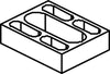 Af.Klods Nr.3 Cu<10X30 F. Skinneh. S2000