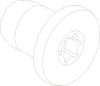 Cylinderskrue, Torx, Lavt Hoved