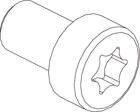 Cylinderskrue, Torx - Billigelogvvs.dk - Cubic