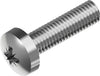 Maskinskrue 4X10Mm A4 Ph Pz2 Din 7985 Z