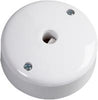 Roset 4 Leder + Jordklemme A-Model Hvid