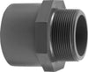 Pvc Overgangsnippel 1 Klæbemf. 63Mmx2