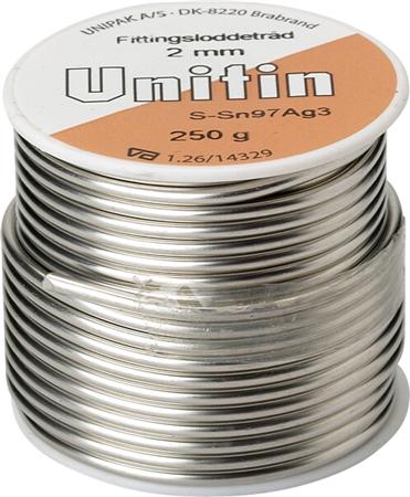 Unitin Blødlod 2Mm/250G. ⎮ 5708923451002 ⎮ 843206020 ⎮ 0939000168 ⎮ 4514220