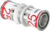 Pres Dobbelt Muffe 25-25