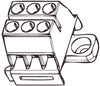 Rækkeklemme 1640Sp-03    6 Mm2