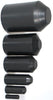 Krympe Endehætte Med Lim 75/36 Mm Sort