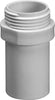 Overgang Nippel & Indstik Hvid 32Mmx3/4