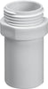 Overgang Nippel & Indstik Hvid 32Mmx1