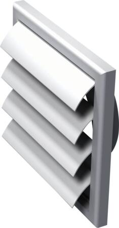 Murrist Av125 Vj 186X186/Ø125Mm Plast Hv - Billigelogvvs.dk - 